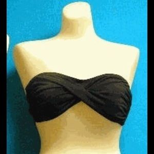 6 10 14 16 NWT Jantzen black bikini bandeau top